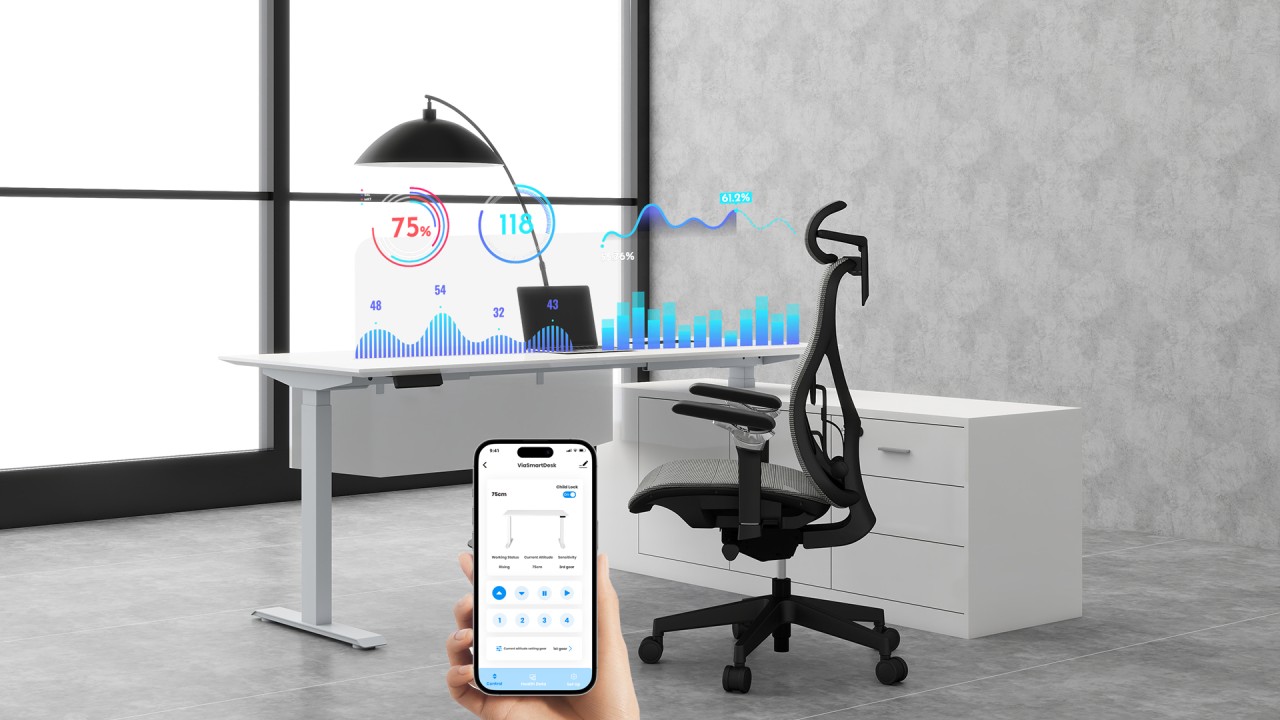 Using data from furniture to understand office space